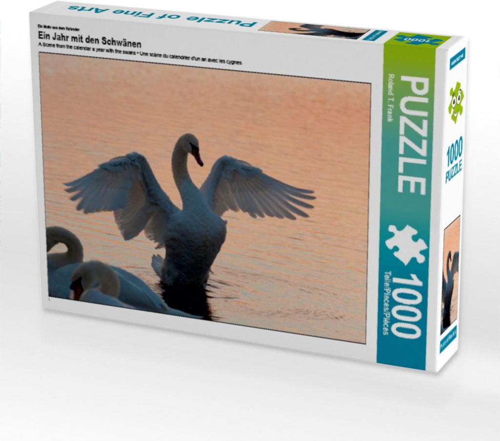 Calvendo Ein Motiv aus dem Kalender Ein Jahr mit den Schwänen 1000 Teile Puzzle quer 640x480mm, T. Frank Roland; 7381864