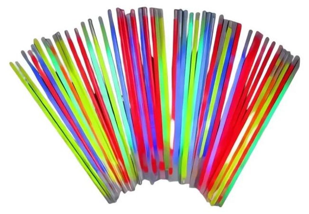 Kruzzel 22889 Lichtgevende armbanden Lightstick, 100 stuks, Productafbeelding 