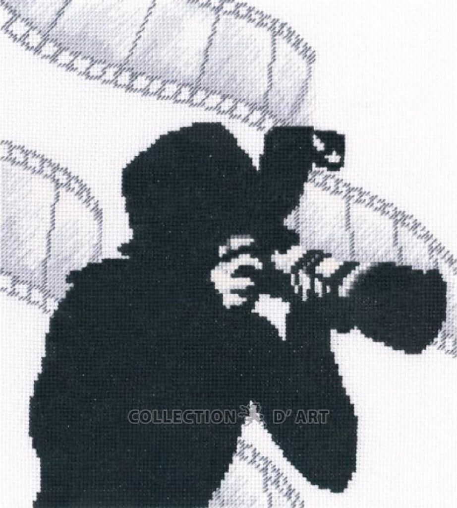 RTO Kreuzstich Stickpackung "Um Momente in Erinnerung zu behalten", Zählmuster, 20,5x23cm