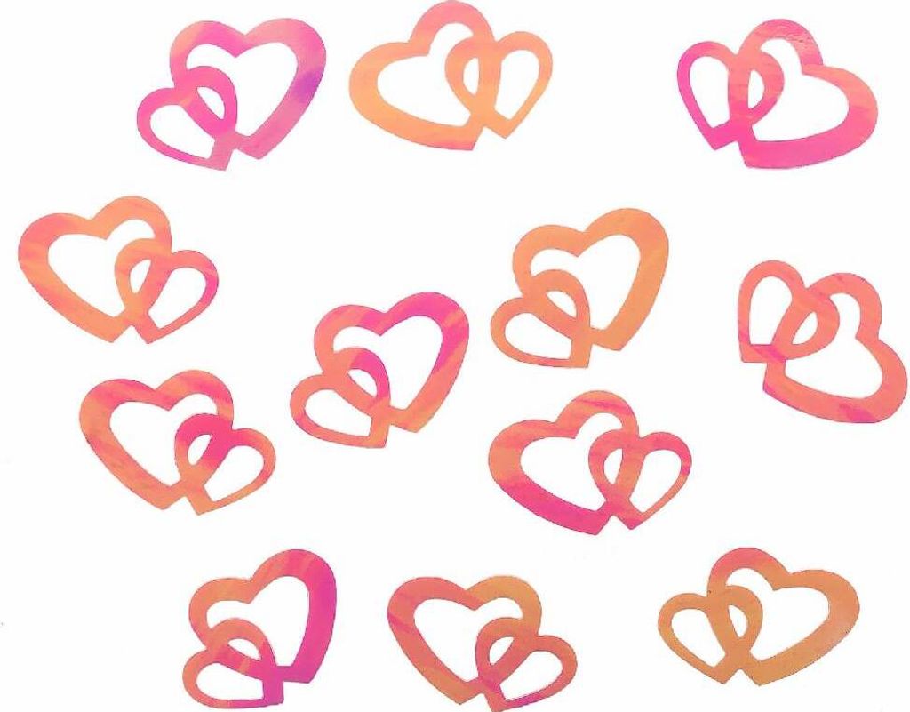 Oblique Unique Herz Konfetti Tischdeko Liebe Romantik Produktbild 