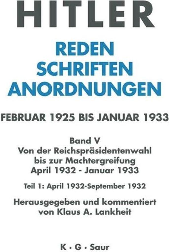 April 1932 - September 1932