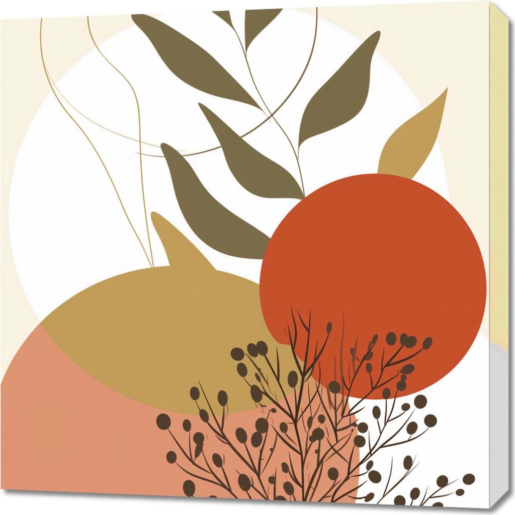 Bild 70x70cm Impression des Herbstes