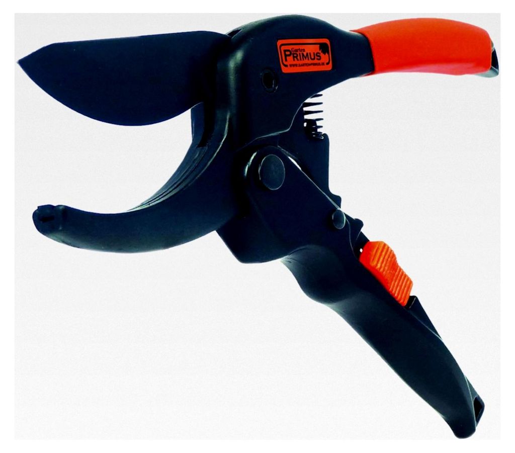 Gartenschere, Rosenschere, Rebschere, Astschere, PowerGleitschere, schwarz/orange, 22 x 5,5 x 1,6 cm