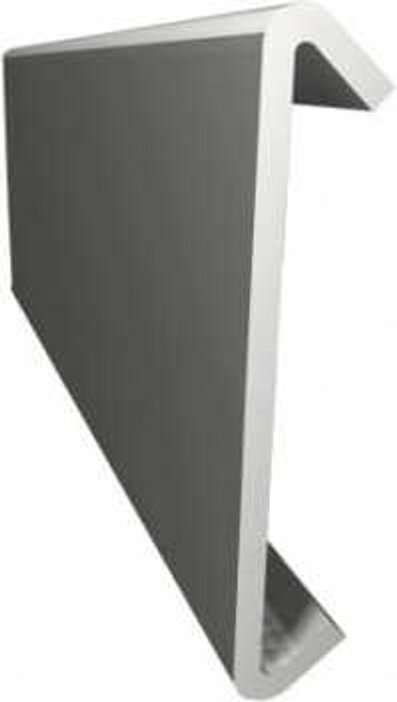 Renoplast Aluminium Traufprofil K35 Keramikboden, Verbinder, Braun