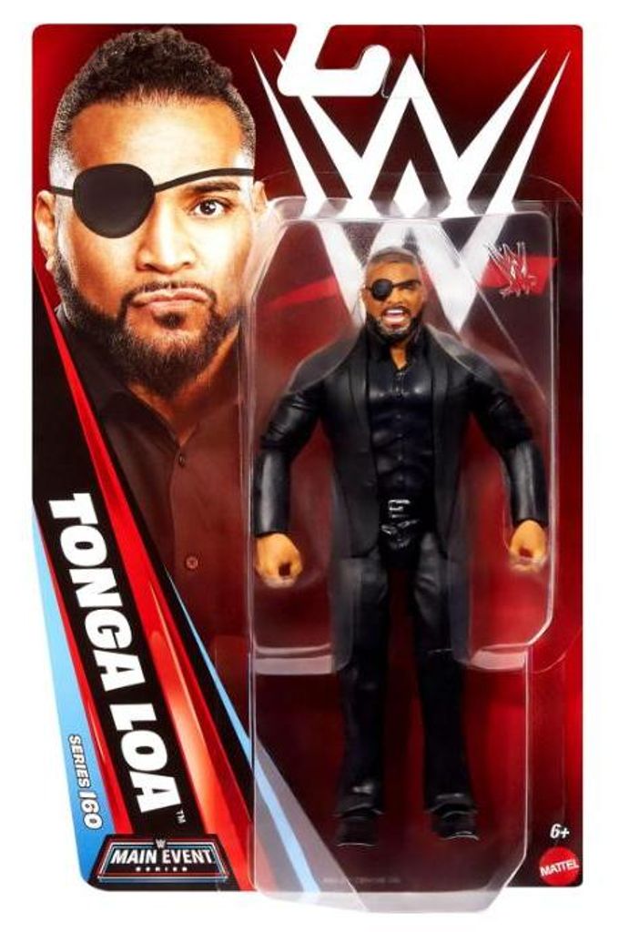 WWE Tonga Loa Actionfigur, Hauptkampf-Serie #160, ca. 15 cm Produktbild 
