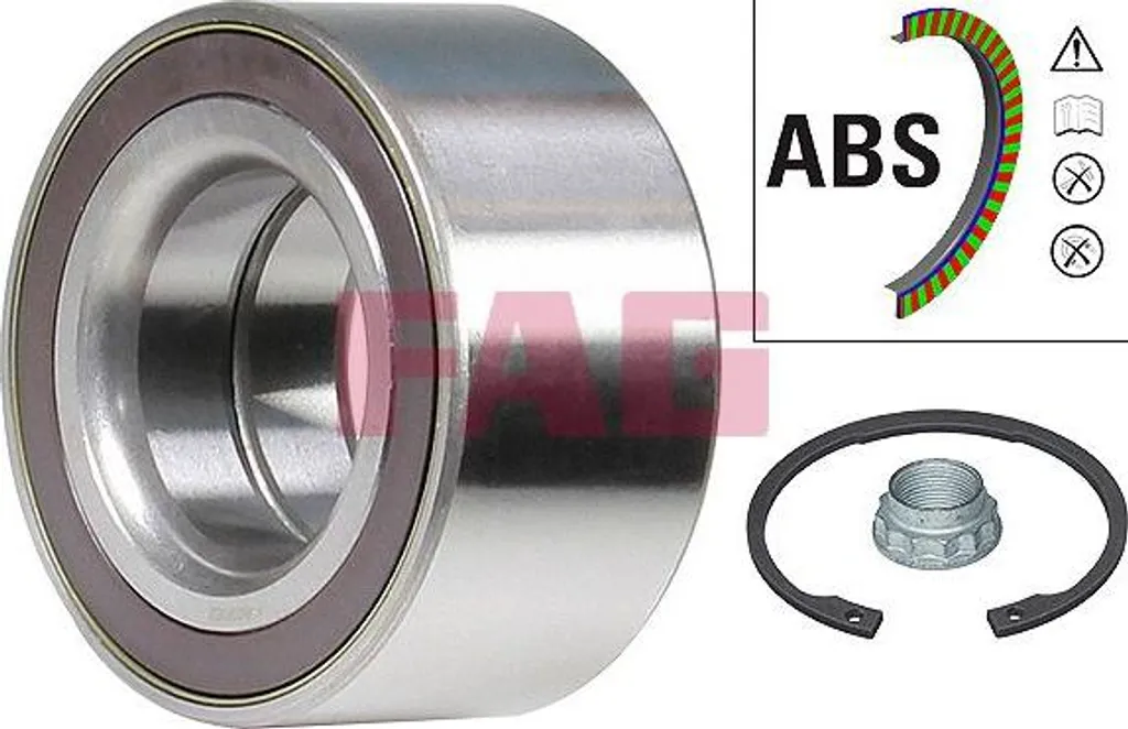 Roulement de roue FAG 713 6495 80 pour BMW Série 3 F30 et Série 4 F36