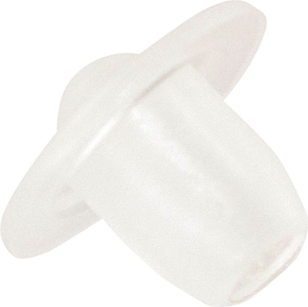 TD6 Türanschlagdämpfer zum Einbohren, Ø10.5 x 2,4 Bohrmaß ø5 x 6 transparent