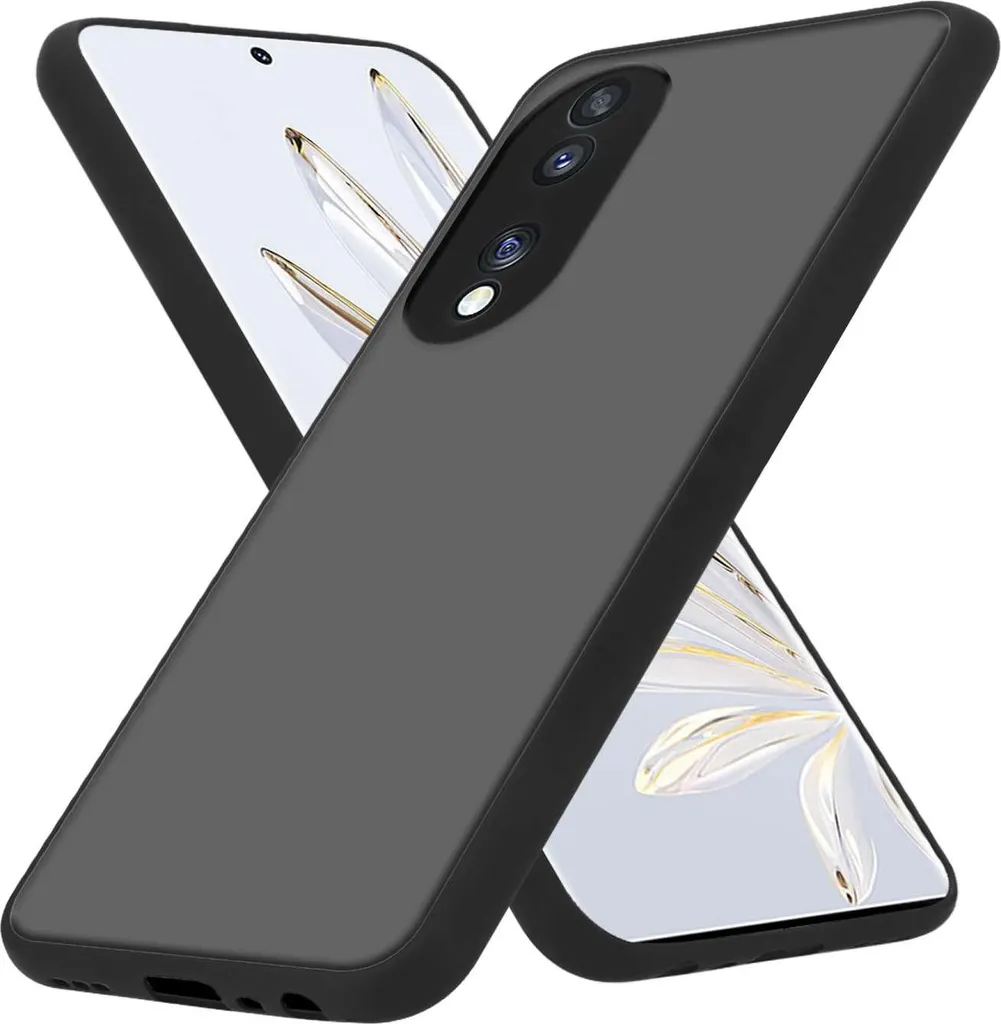 Btstring Cover per HONOR 70, Grado Militare Custodia con Cavalletto in Metallo Rotante a 360°, Hard PC Back Cover e TPU Bumper Antiurto Case- blu