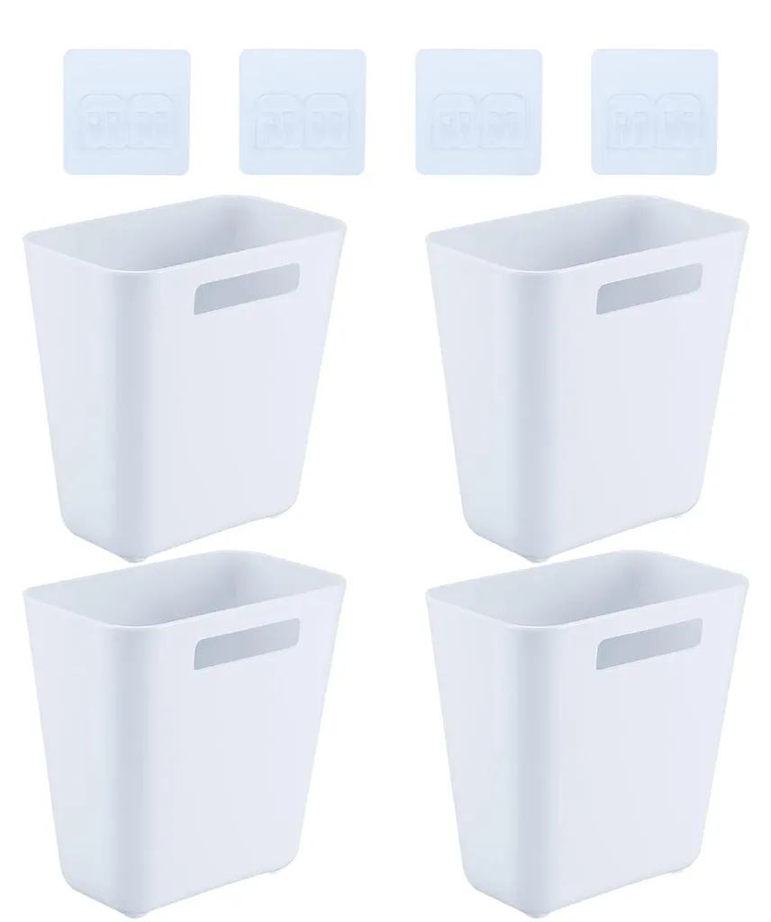 Organiseur autocollant pour placard et mur de cuisine - Set de 4 pièces