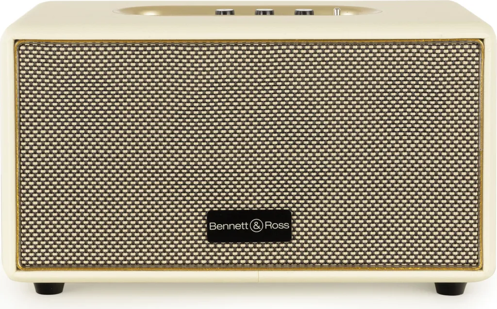 Enceinte Bluetooth Bennett & Ross BB-860 CW Blackmore Style Rétro Crème