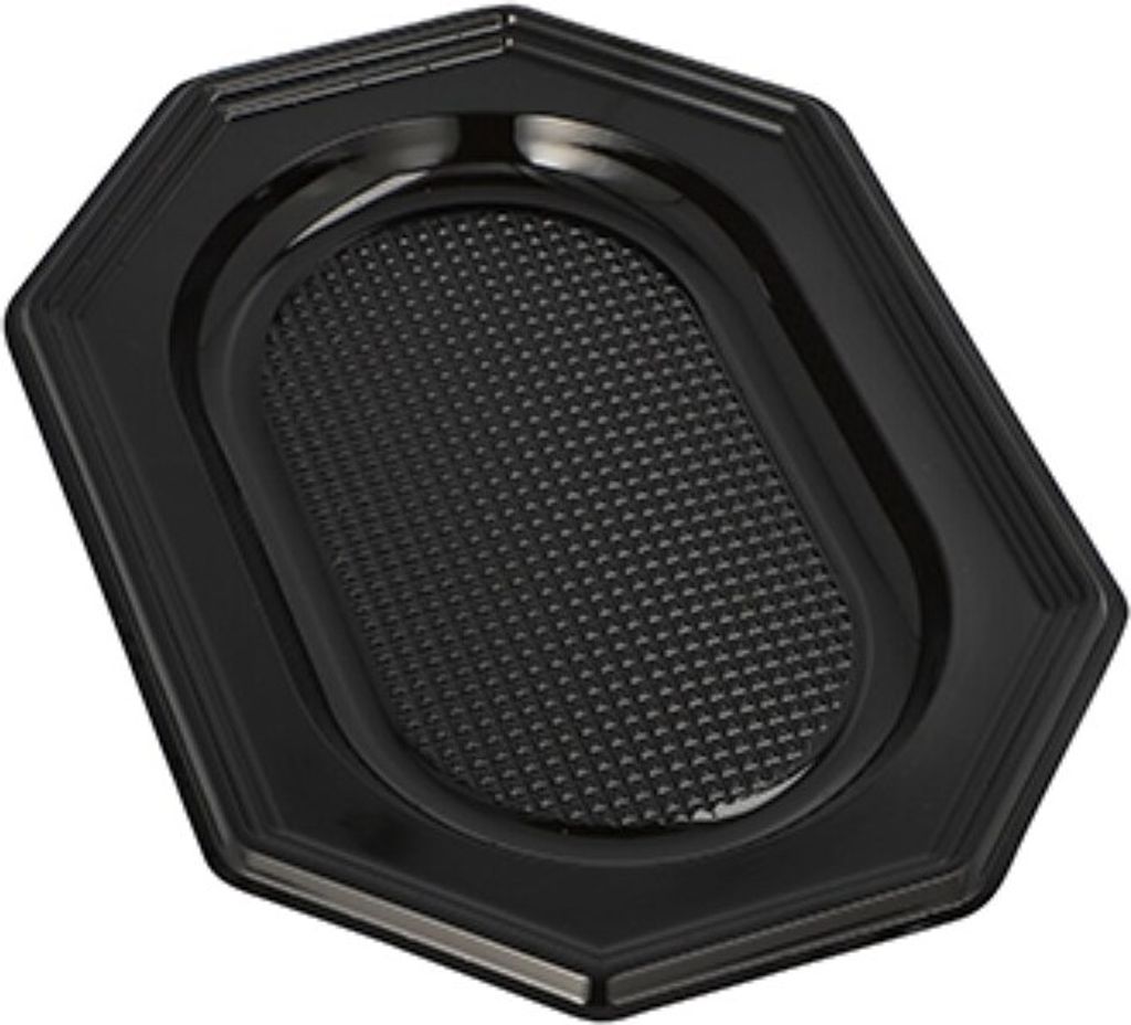 10 Servierplatten, PET 21 cm x 29 cm schwarz Produktbild 
