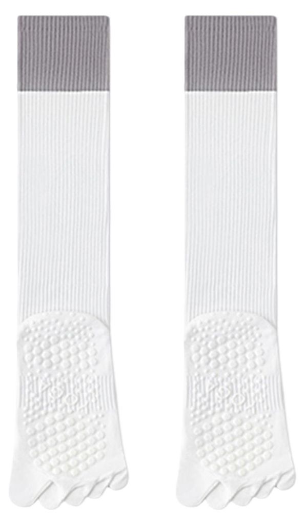Rutschfeste Yoga-Socken mit Traktionspunkten, hochelastische Fitness-Socken für Yoga-Übungen im Heim-Fitnessstudio