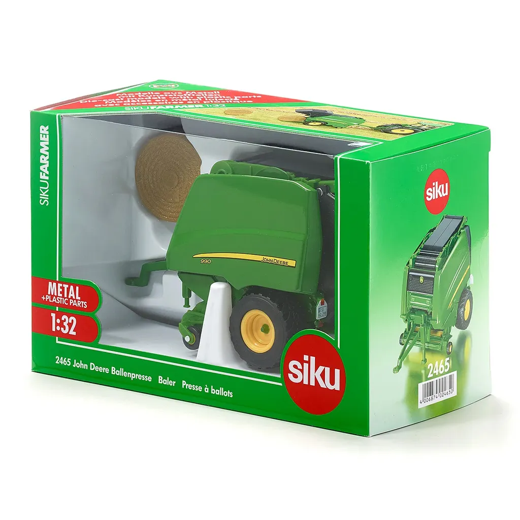 Presse à balles Siku John Deere solide pour enfants et ferme