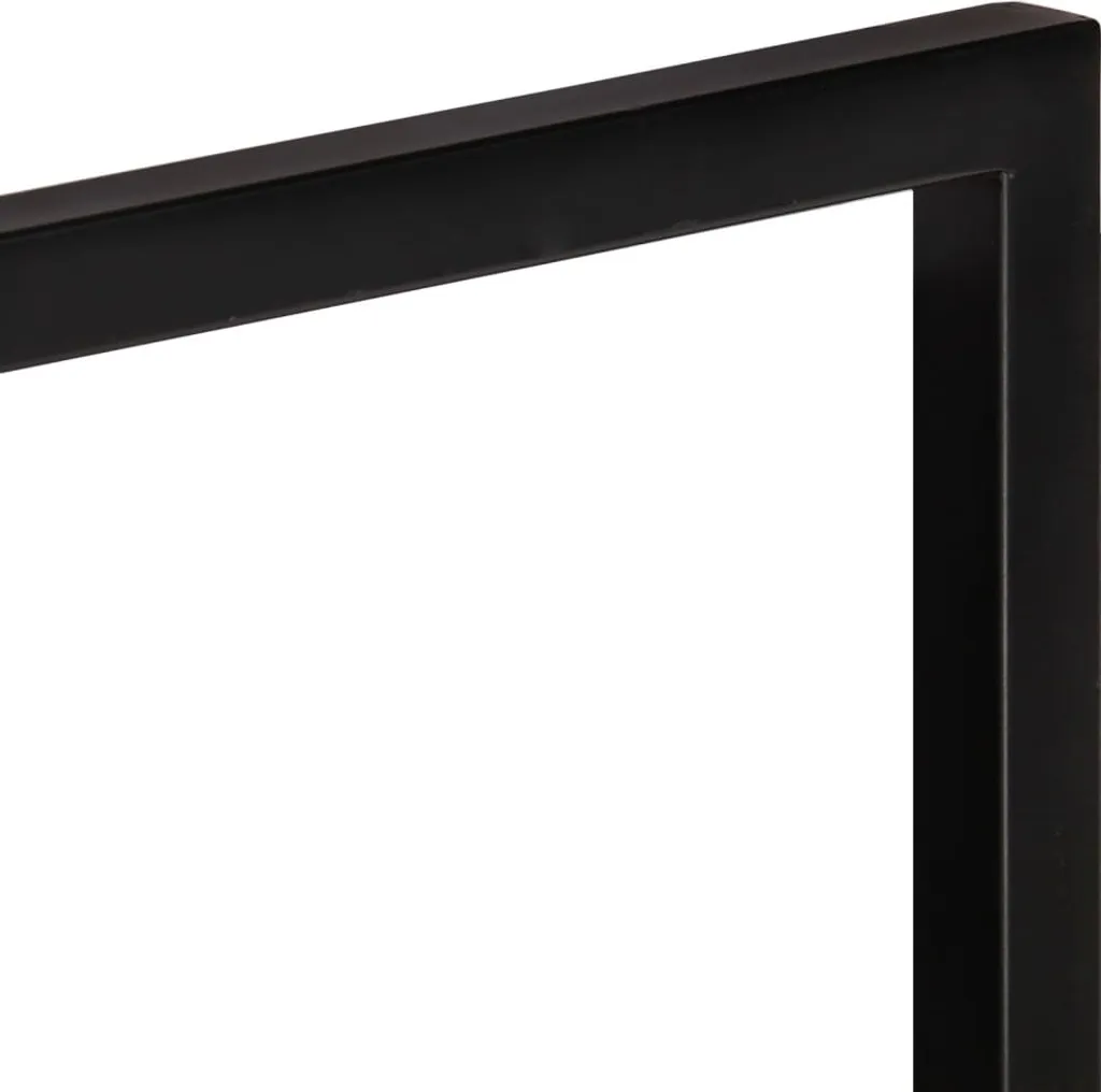 Offerta Set 2 Mensole 100x24x35 cm SYFAX™ Acacia e Acciaio - 4