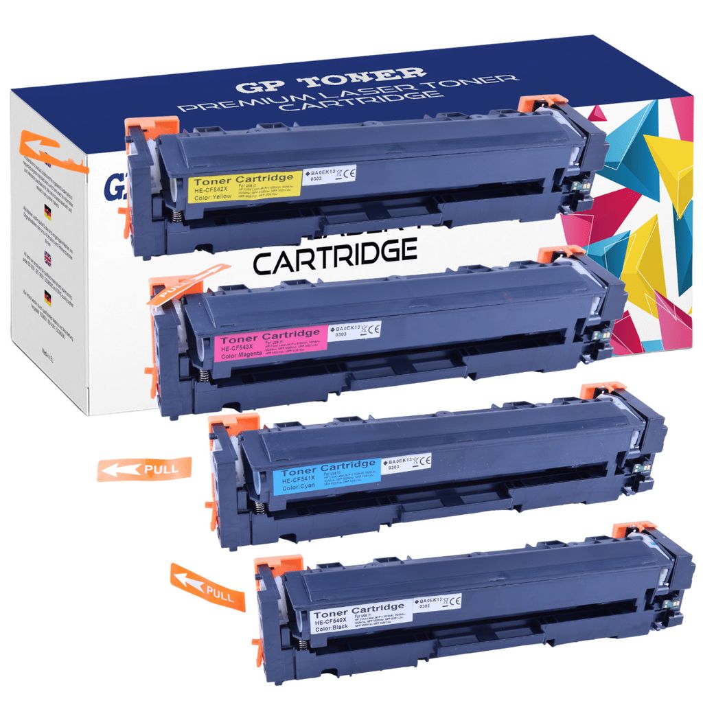 4X Tonery Do Drukarki Hp Cf540X Cf541X Cf542X Cf543X 203X Zdjęcie produktu 
