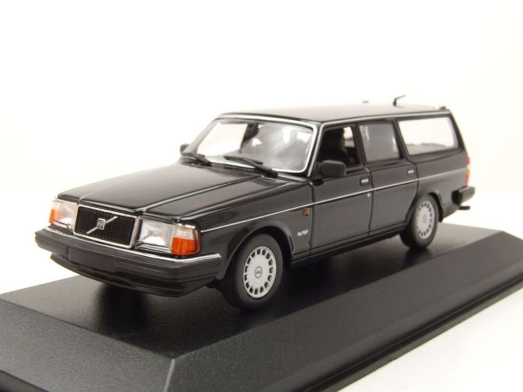 Volvo 240 GL Break Kombi 1986 schwarz Modellauto 1:43 Produktbild 