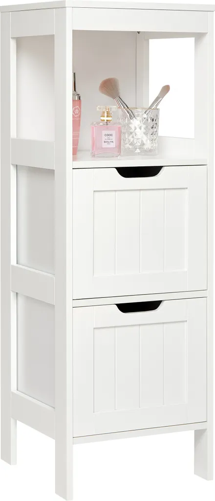 Meuble colonne salle de bain anti-humidité 89cm rangement efficace