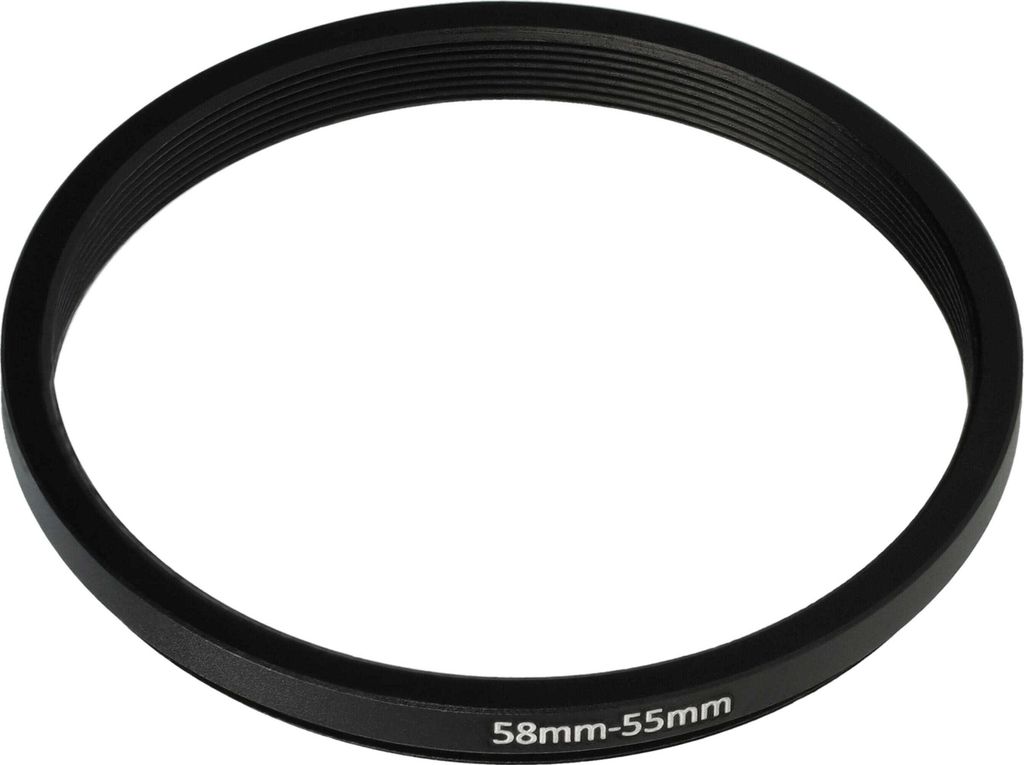 vhbw Step-Down-Ring Adapter 58 mm auf 55 mm für Kamera Produktbild 