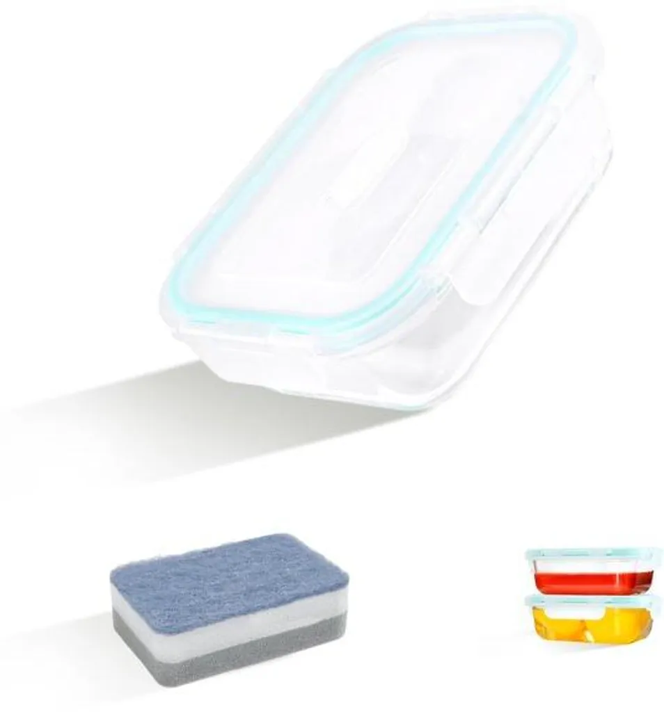 Boîtes de conservation en verre pour Meal Prep et déjeuner au bureau