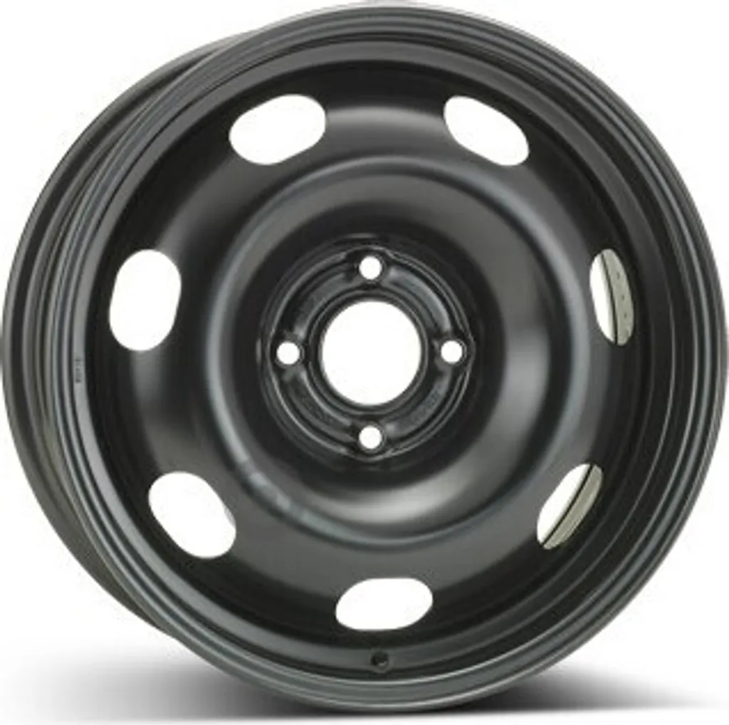 Jante tôle ALCAR ACCIAIO 6.5x16 4x108 ET26 Noir - Robuste et fiable