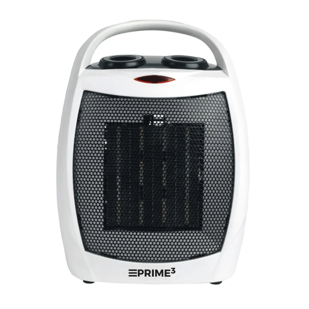 Chauffage mobile 1500W Compact avec thermostat réglable blanc
