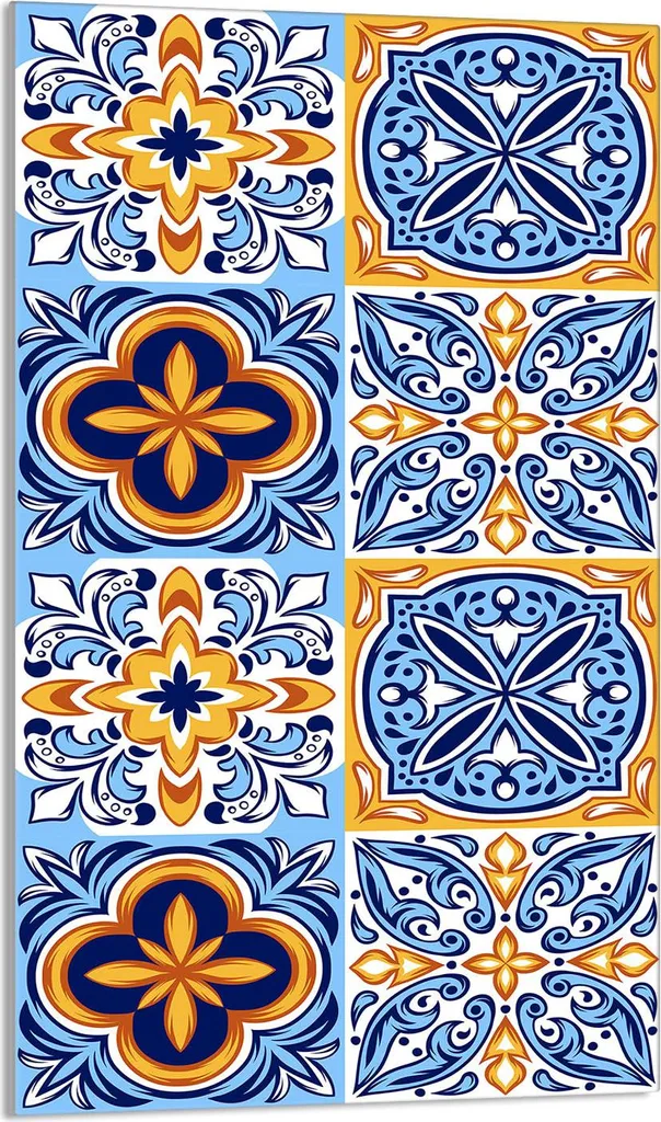 Tagliere Vetro 30x52 Mosaico per Induzione e Ceramica | Copri Piastra