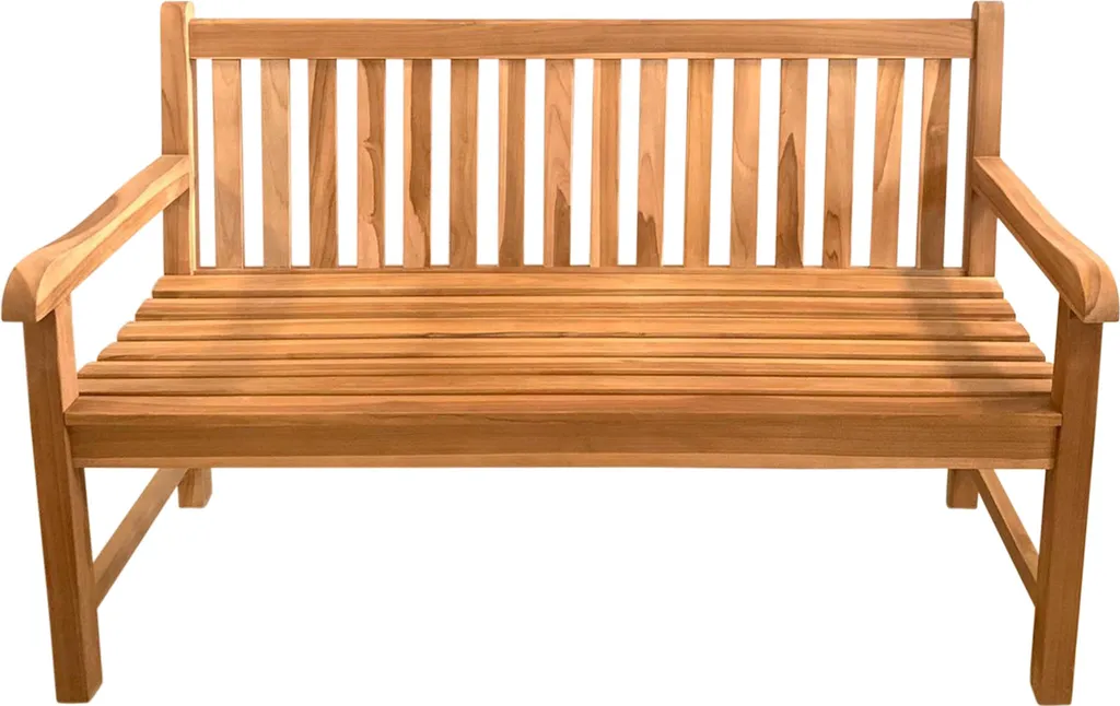 Banc en Bois de Teck pour Terrasse et Jardin - Modèle Classique 3 Places