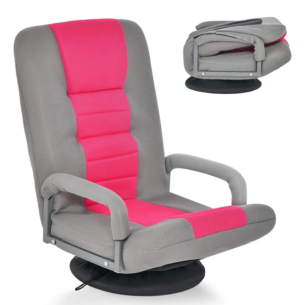 Fauteuil de sol de lecture et gaming inclinable 6 positions