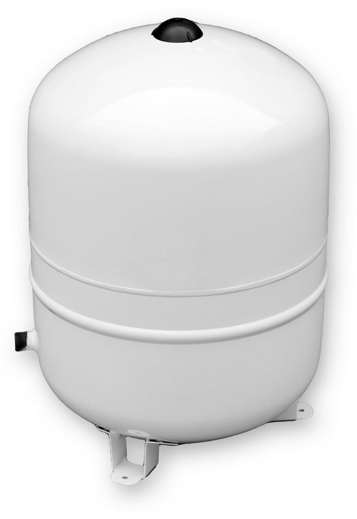 Membran-Ausdehnungsgefäß 50L, 10 bar, 2,5 bar Vordruck, G 3/4 Zoll Anschluss, Druckausdehnungsgefäß für Solar- und Heizungsanlagen, -10 bis 10...