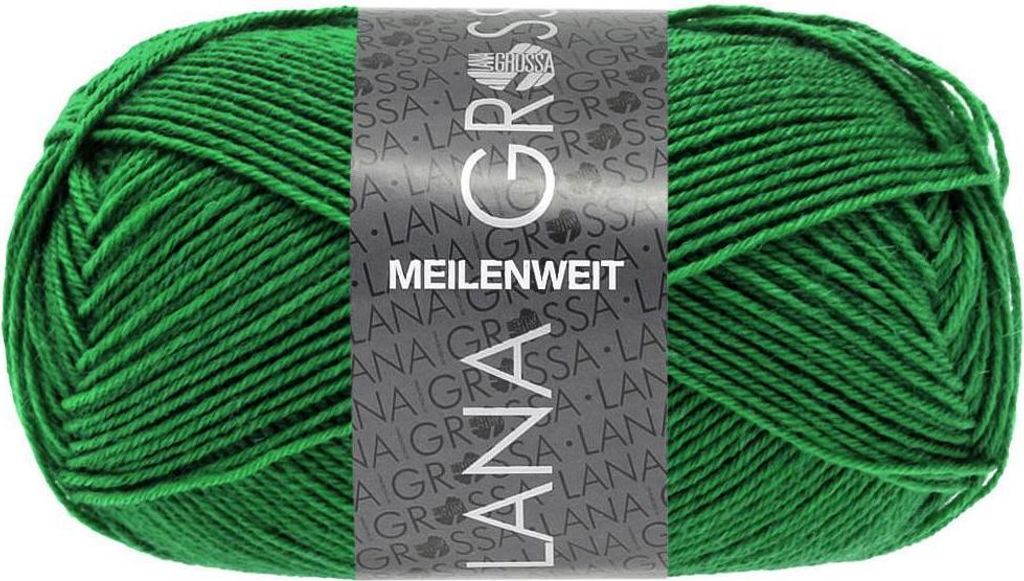 Lana Grossa - Meilenweit 4-fach 50g 1418 smaragdgrün Produktbild 
