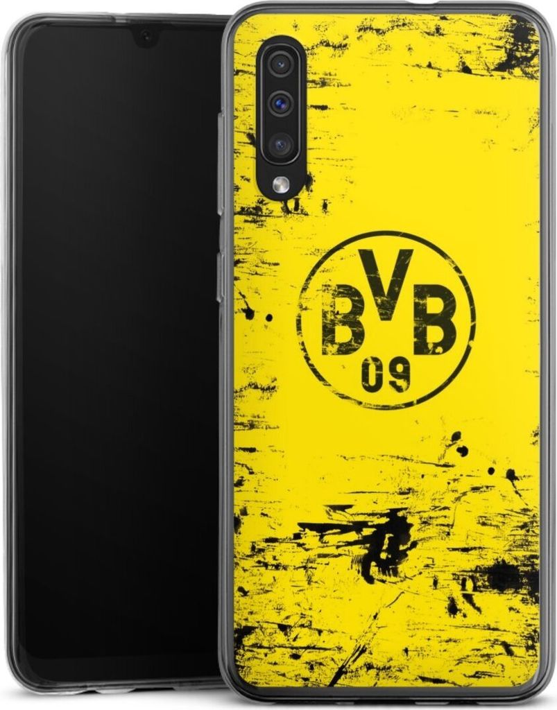 DeinDesign Handyhülle für Samsung Galaxy A30s Silikon Hülle Case Smartphone Schutzhülle BVB Borussia Dortmund Offizielles Lizenzprodukt