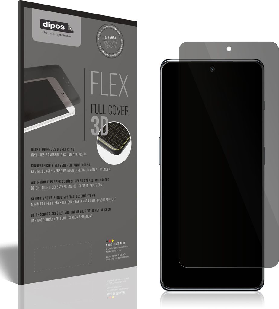 Full Cover Privacy Blickschutzfolie für OnePlus 11R Folie Anti-Shock