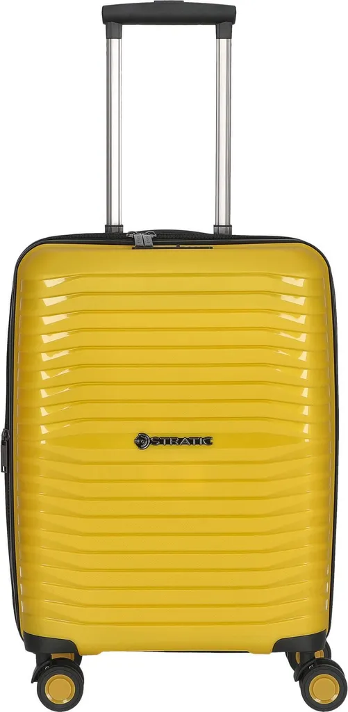 Valise Stratic Bright+ Trolley Expensible Jaune Gold 56cm Rigide - 14