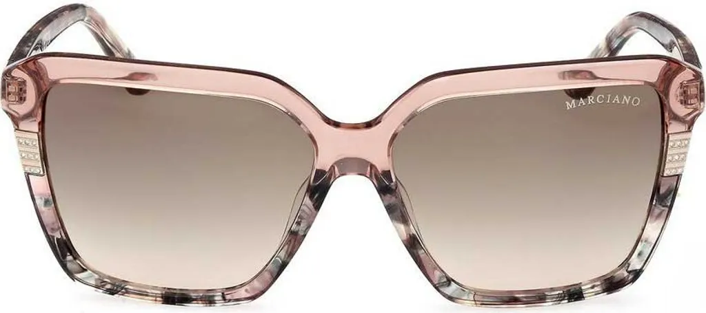 Lunettes de soleil Guess Marciano GM00009 écaille marron pour femme