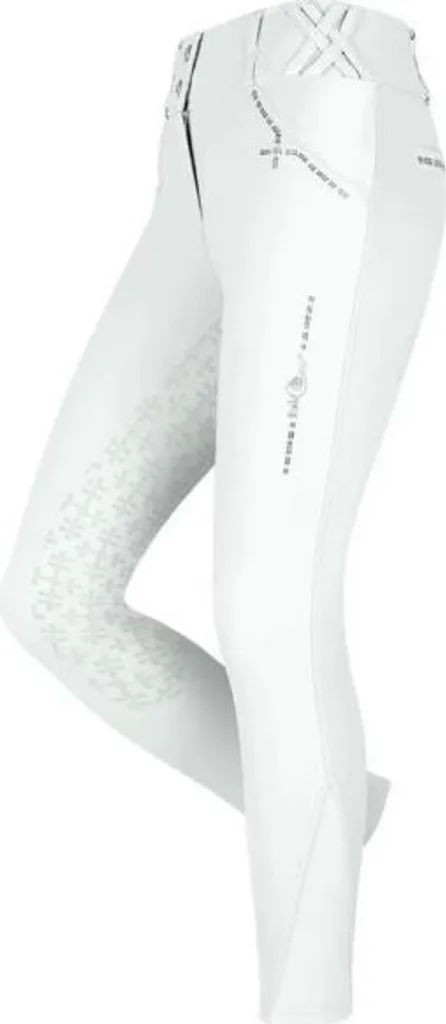 Culotte de cheval blanche opaque antidérapante Luisa Fairplay 40