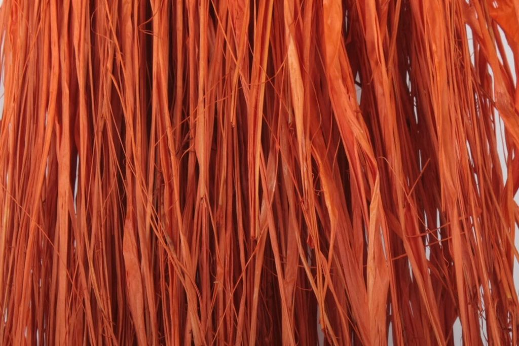 Dekoband Raffia Bast 500g b-orange Raffiaband Schleifenband