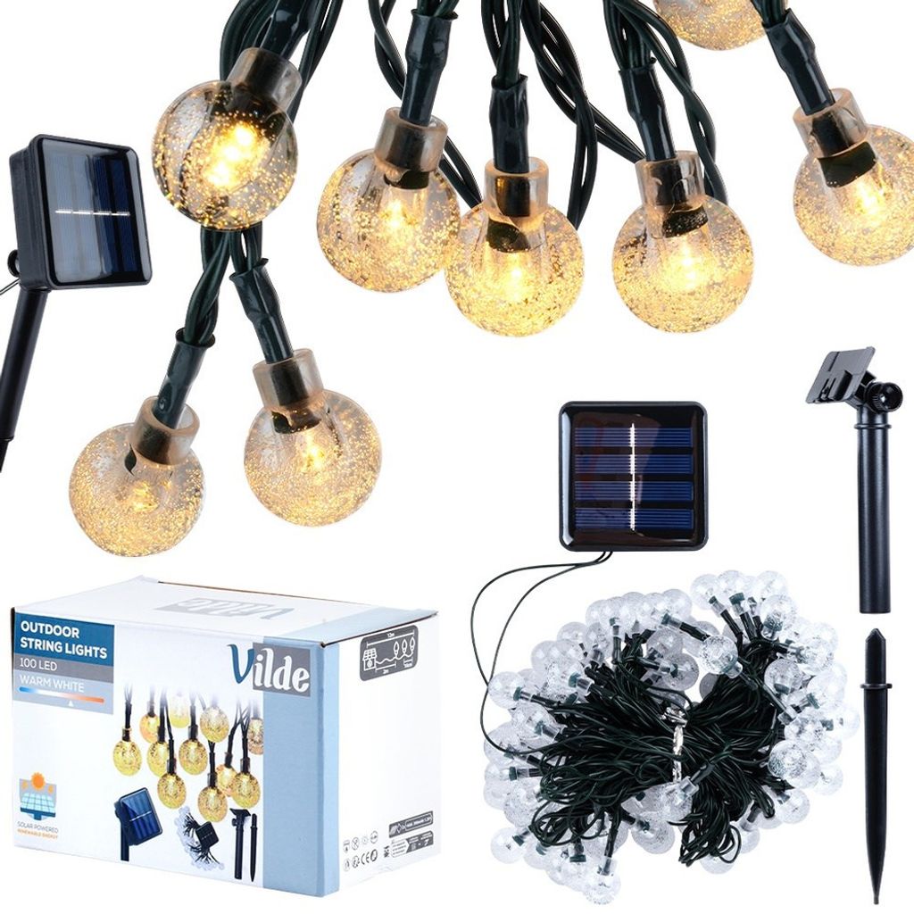 Guirlande de jardin Vilde LED Lampes solaires Chaîne de Image du produit 