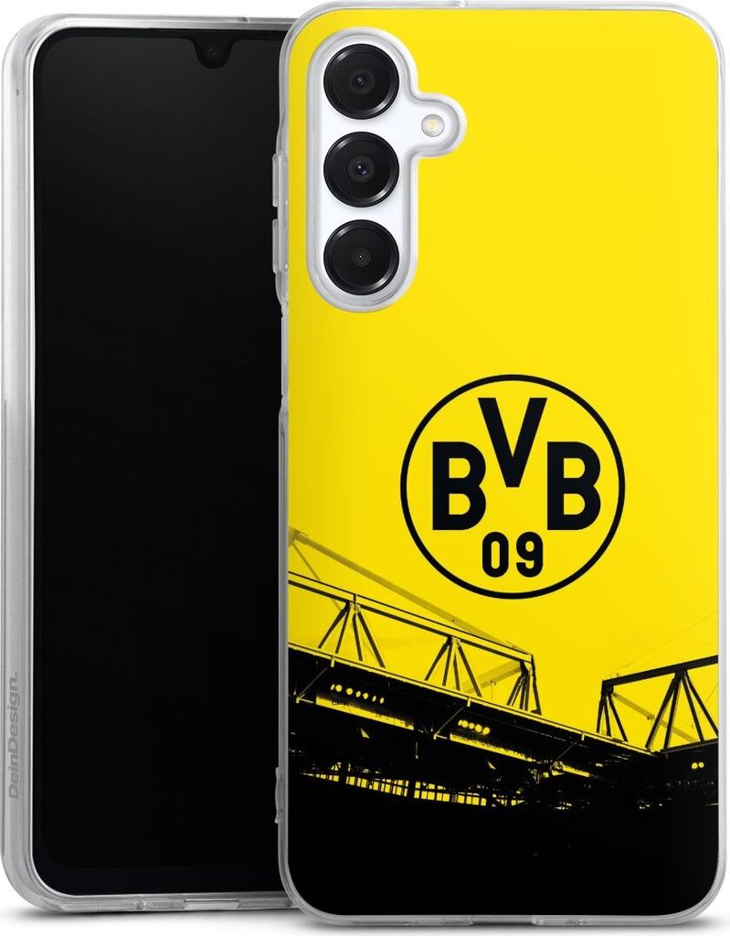 DeinDesign Handyhülle für Samsung Galaxy A16 4G Silikon Hülle Case Smartphone Schutzhülle BVB Borussia Dortmund Fanartikel