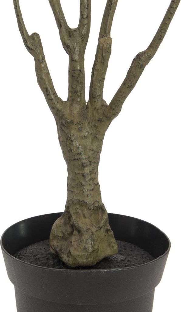 Dracena, Kunstpflanze kleiner künstlicher Drachenbaum grün-rot, 90cm