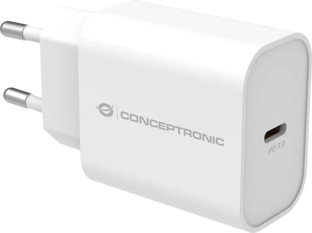 Alimentatore 25W PPS Conceptronic ALTHEA10W | PD 3.0 USB-C Bianco