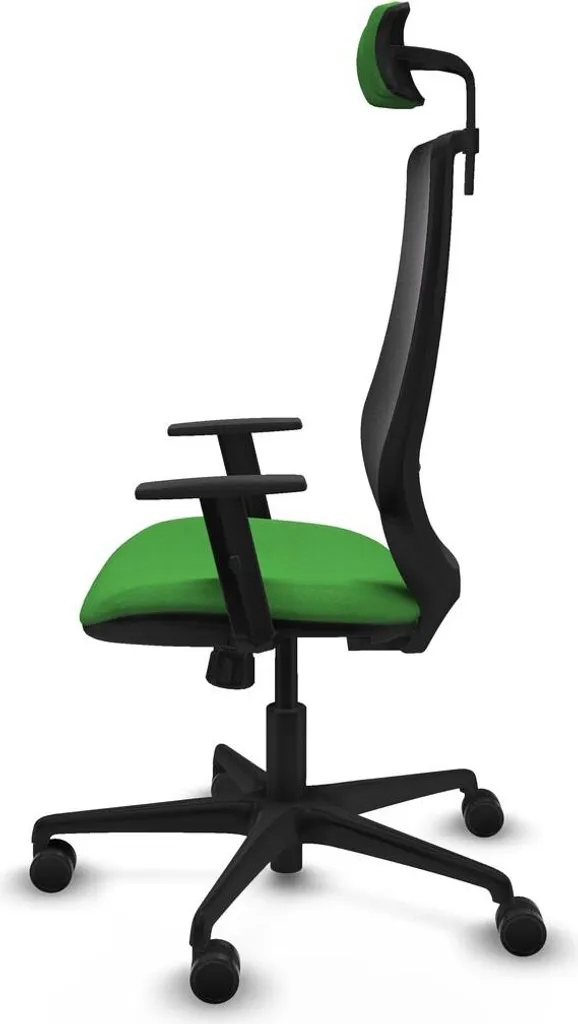 Chaise de bureau pour ordinateur verte D036N2W confortable et réglable
