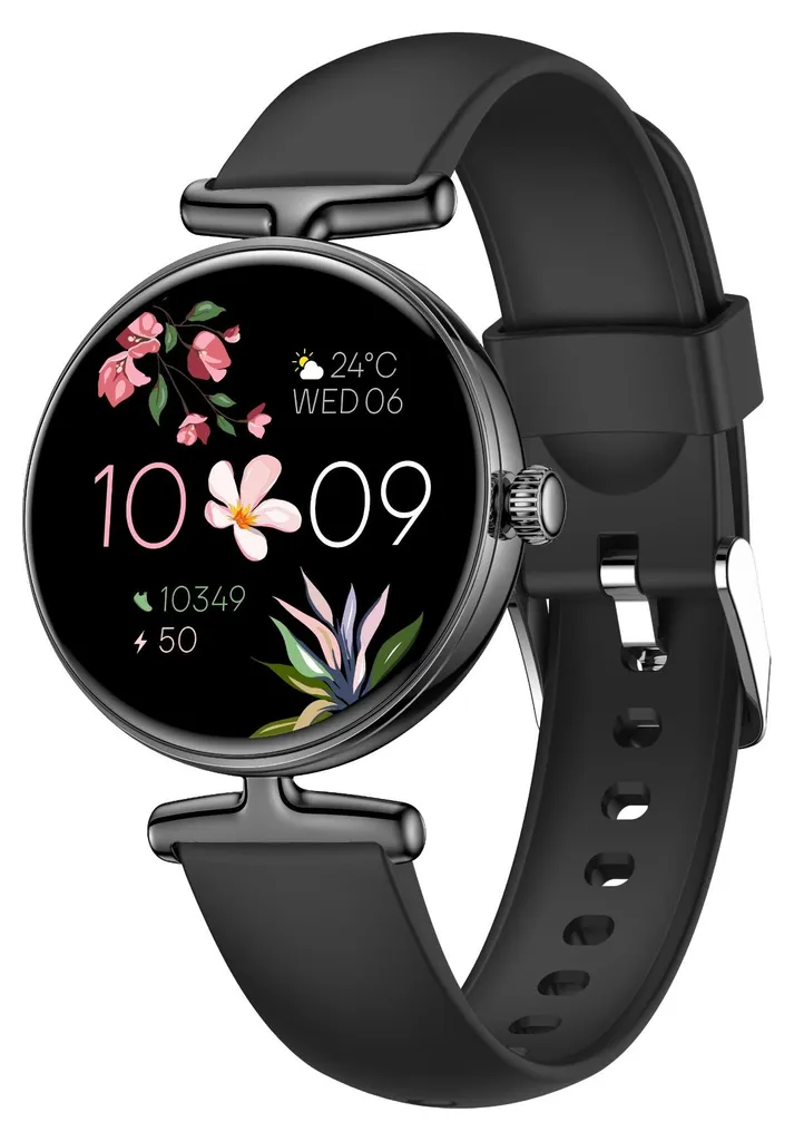 Smartwatch AMOLED Multifonction Noire - Tracker d'Activité et Santé INF - 2