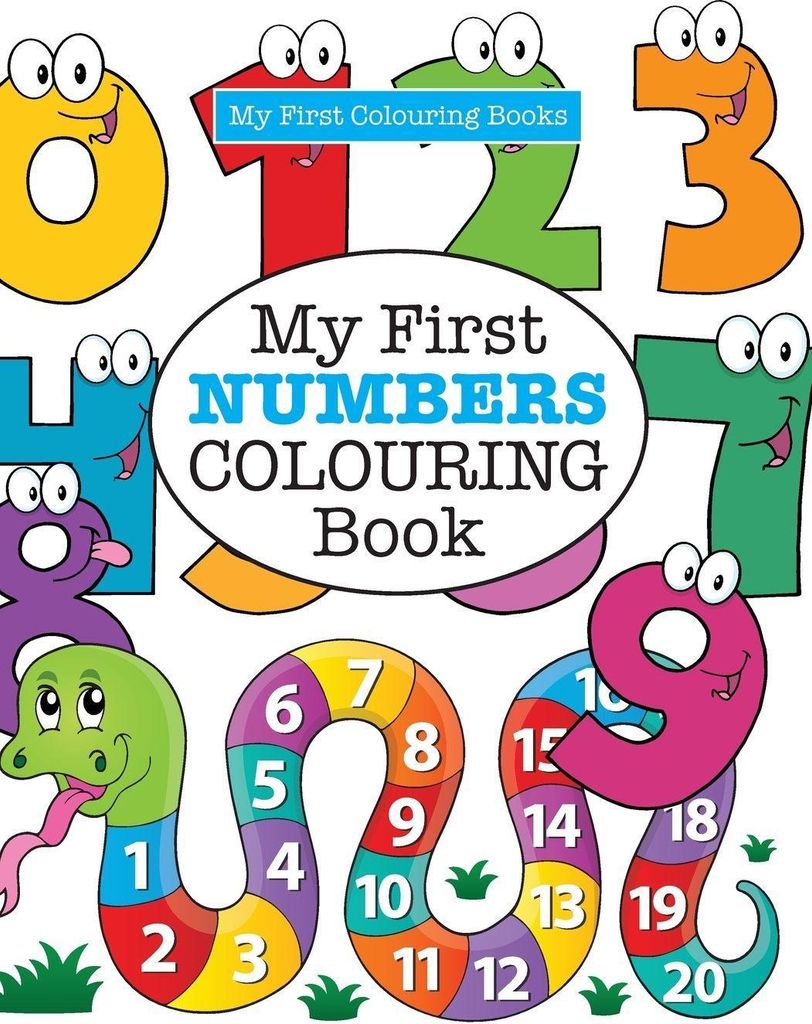 My First NUMBERS Colouring Book ( Crazy Colouring For Kids)