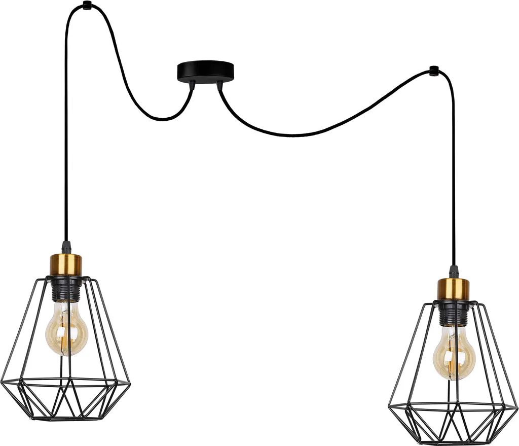 Luminaire suspendu 2xE27 Candellux PRIMO pour éclairer pièces sombres