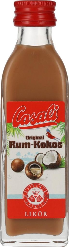 Casali Original RUM-KOKOS Creamlikör 15% Vol. 0,04l Produktbild 