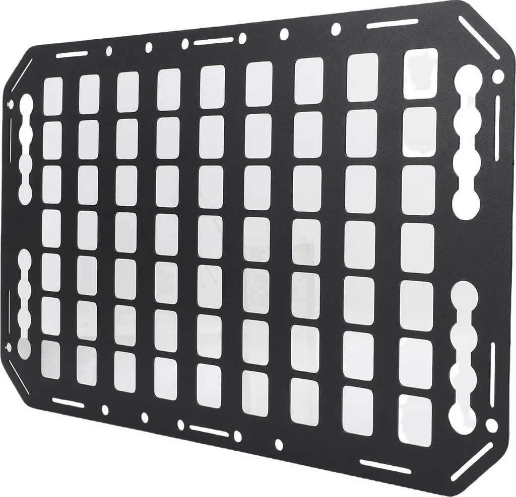 Panneau Molle en Aluminium Ultra Résistant pour Rangement de Coffre - 7