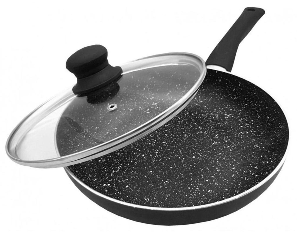 Kinghoff koekenpan met coating marmer. 22 cm KH3956 Productafbeelding 
