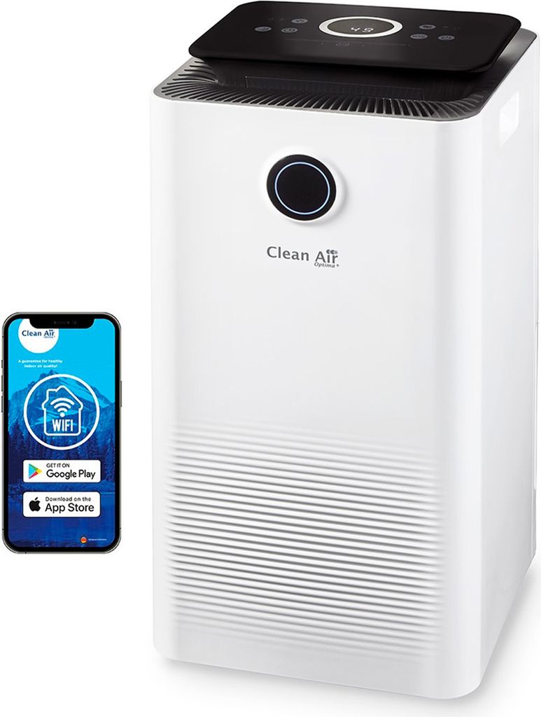 Luftentfeuchter und Luftreiniger CA-704 Smart - Geeignet für Räume bis: 40m² / 100m³ - Entfeuchtungsleistung: 10 Liter pro Tag - Clean A...