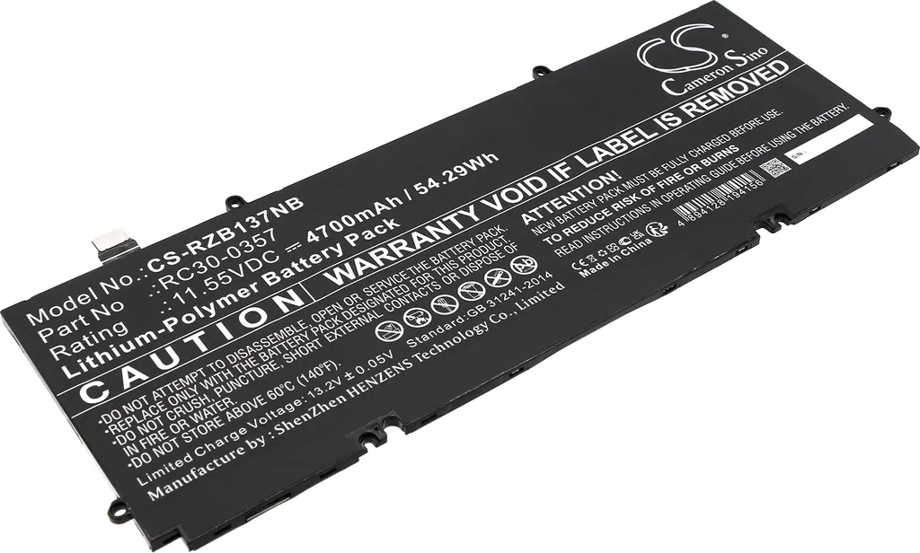 Batterie Haute Capacité Razer Book 13 compatible RC30-0357 RZ09-0357