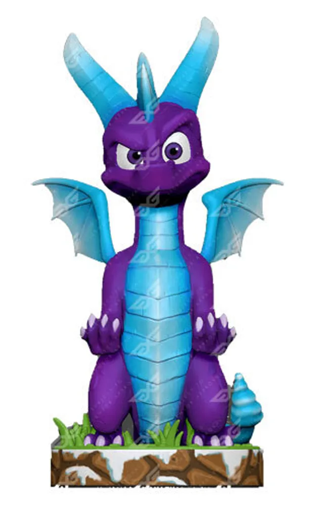 Support Manette Spyro the Dragon de 21cm - Figurine de Charge Exquisite